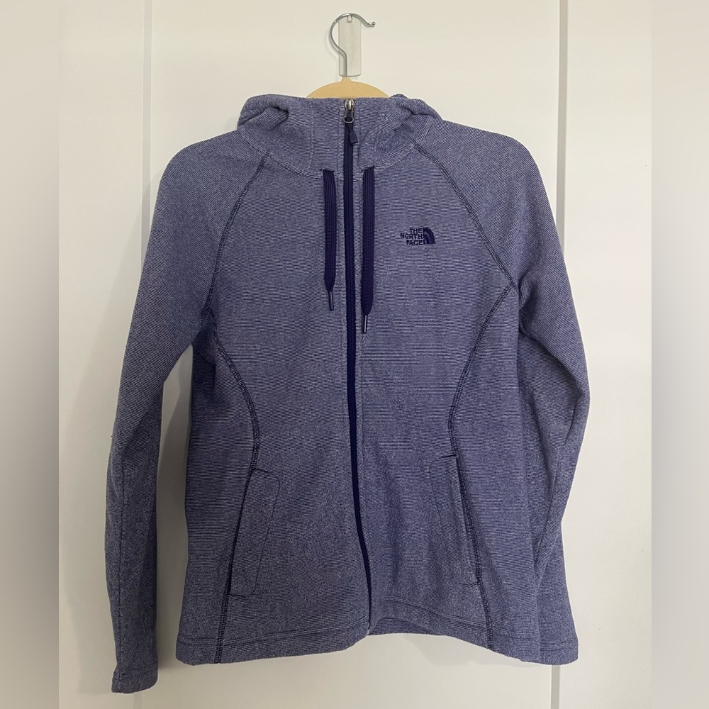 Violet purple North Face zip up jacket
